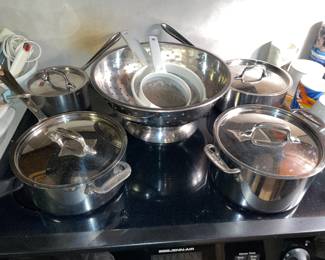 Assorted Pots & Pans