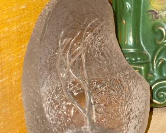 Signed Acrylic Sculpture