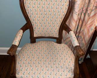Antique Upholstered Arm Chair (2 Available)