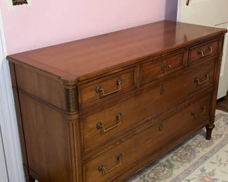 Antique Wooden Lowboy Dresser