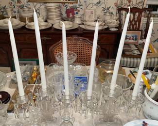 Crystal Candelabra Set