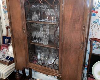 Antique Dining Room Display Cabinet