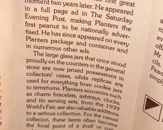 ORIGINAL Planters Peanuts Mr.Peanut Bar Advertising Statue Prototype W/ Plaque