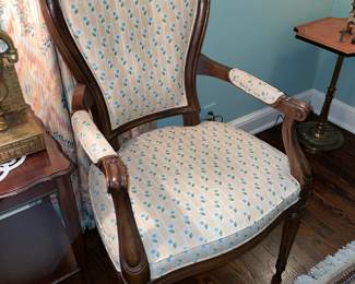 Antique Upholstered Arm Chair (2 Available)