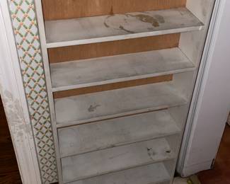 Antique Fleishmann's Wooden Grocery Store Display Shelf/Rack