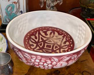 Oversized Pottery Bowl Planter