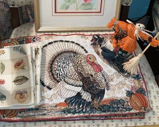 Thanksgiving Turkey Table Linen