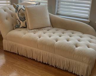 Fainting Couch w Beautiful Fringe Skirt