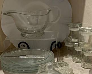 Cut Glass, Crystal, Serving pieces...