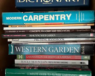 Books Gardening and Carpentry