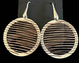 Sterling w Wire Earrings