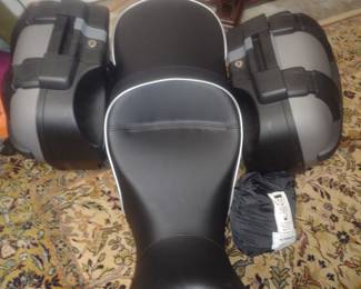 BMW motorcycle seat