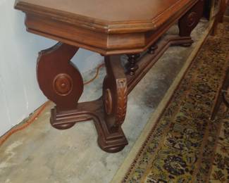 Another view of the narrow coffee table