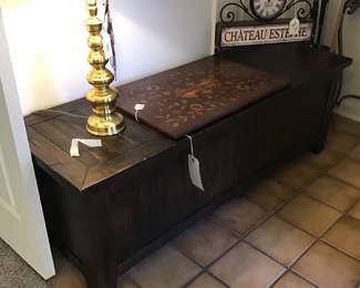 Low Wooden Chest