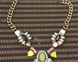 Hand Crafted Rhinestone Necklace