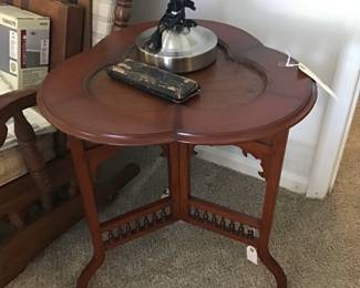 Unusual table with folding legs ( middle eastern)