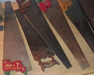Vintage hand saws