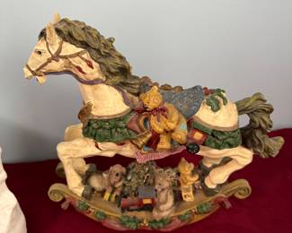 Cedar Creek Christmas Holiday Collection Rocking horse