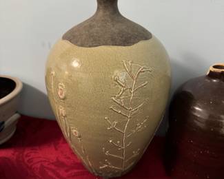 Large Decorative Pottery Vase