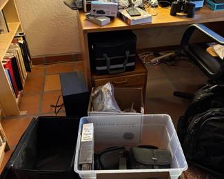 Sony Camcorder and stand, small electronics