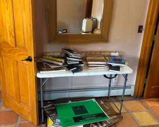 Studio - paper and sketchbooks, unused masonite panels and more