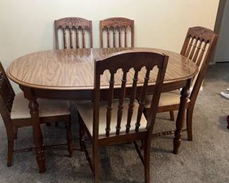 wood Dining Table And Chairs