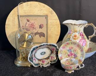 Sloan Quartz Clock With Lefton China