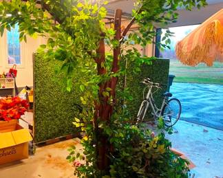 This is a faux tree, not a Christmas tree but a regular tree