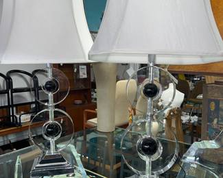 Lucite Table Lamps