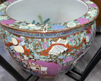 Chinese Porcelain Fish Bowl