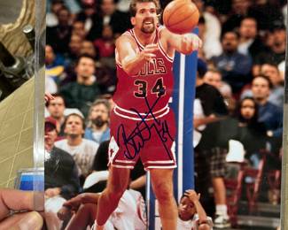 Bill Weddington Chicago Bulls Autograph