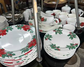 Vintage Hallmark Christmas Dishes