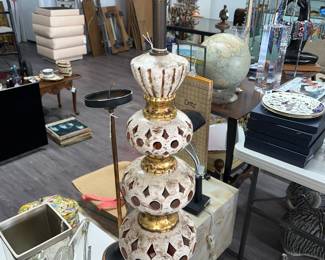 MCM Tall Ceramic Lamp