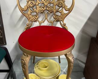 Rose Pattern Chair