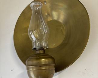 Brass Wall Hanging Oil Lamp Lighting Fixture