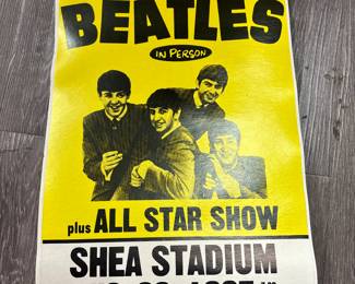 Beatles Shea Stadium Poster