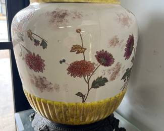 Oriental Footed Vase