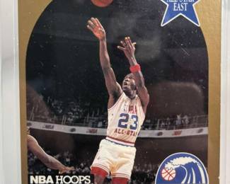 1990 NBA Hoops Michael Jordan AllStar Card