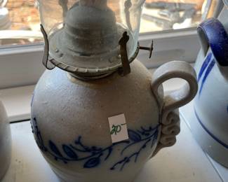 	#88	Salt Glaze - Oil Lamp	$20.00																											