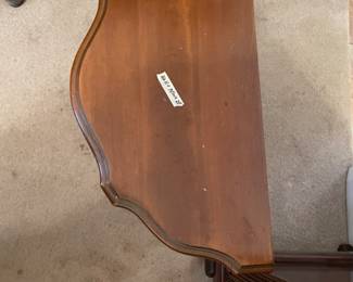 	#23	Half Moon Edwardian Style Entry Table -26x13.5x24	 $ 50.00 																											
