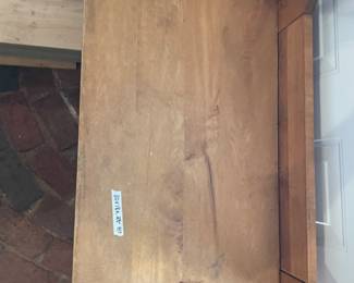 	#13	Antique American Oak Washstand - w/towel bar. 30x18x28-41	 $ 100.00 																											