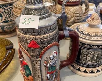 	#117	Vintage German Beer Stein 	$25.00																											