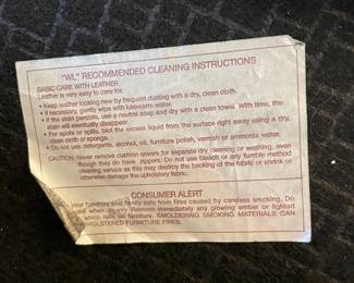 	#2	Barclays Leather 8' Sofa - hunter/pine green. *as is condition, YOU MOVE* ottoman not included	 $ 40.00 																											