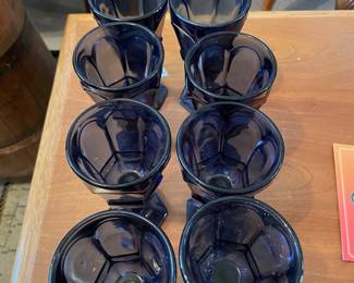 	#105	Set of 8 Fostoria Red Wine Glasses 7 1/4"	$40.00																											
