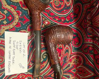 #201		Lot of 2 - London England Pipes	$100.00																											