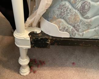 	#11	Wrought Iron - White Full Bed Frame w/brass like detailing.	 $ 60.00 																											
	#12	Serra Andrew's Pillow Top Full Mattress and Box Spring	 $ 25.00 																											