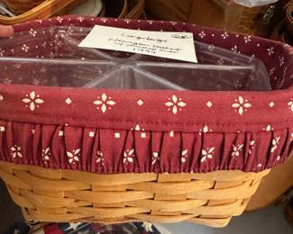 	#133	Longaberger Hexagon Basket w/liner 1994	$25.00																											