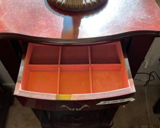 	#26	Jewelry Armoire - 8 drawers, 2 doors - 18x15x40	 $ 25.00 																											