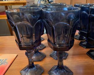 	#105	Set of 8 Fostoria Red Wine Glasses 7 1/4"	$40.00																											