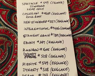 #198		Lot of 13 - GBD Pipes	$300.00																											